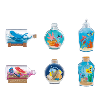 Authentic Pokemon figures re-ment Aqua Bottle collection